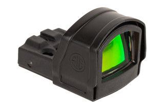 SIG Sauer ROMEO Zero Elite Reflex Sight with Circle Dot reticle has an aspherical glass lens